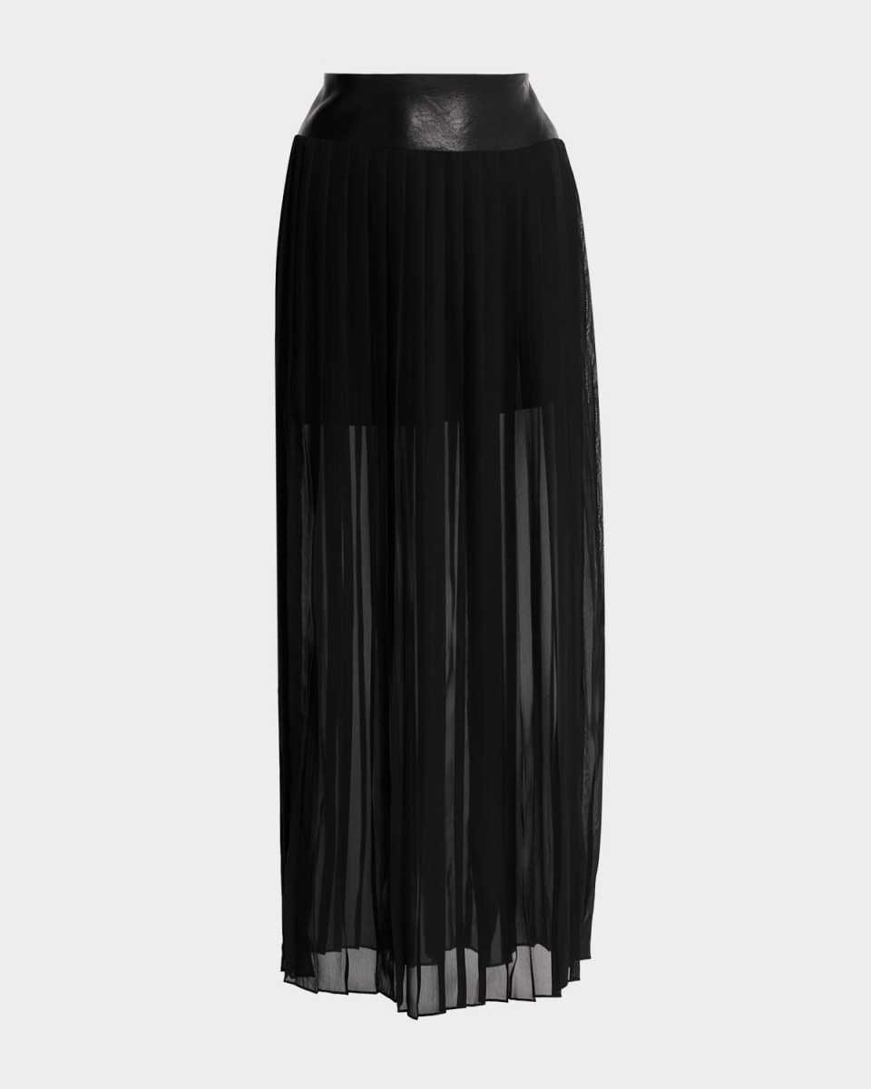 Felice Pleated Maxi Skirt